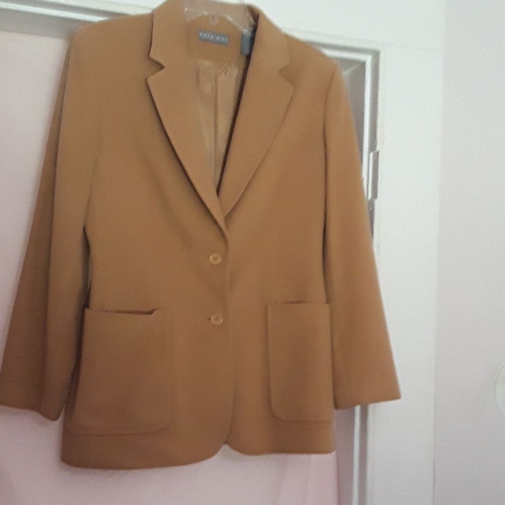 Wool/cashmere/nylon blend blazer